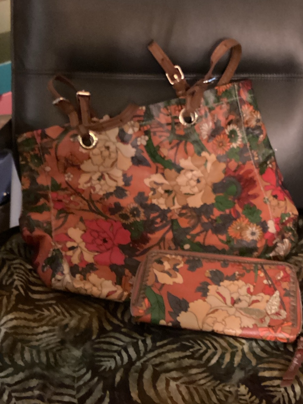 Sakroots bag and matching wallet